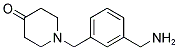 1-[3-(AMINOMETHYL)BENZYL]PIPERIDIN-4-ONE Struktur