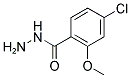 4-CHLORO-2-METHOXYBENZOHYDRAZIDE Struktur