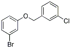 3-BROMOPHENYL-(3-CHLOROBENZYL)ETHER Struktur