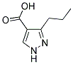 3-PROPYL-1H-PYRAZOLE-4-CARBOXYLIC ACID Struktur