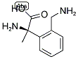 (2R)-2-AMINO-2-[2-(AMINOMETHYL)PHENYL]PROPANOIC ACID Struktur