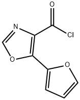 5-(2-FURYL)-1,3-OXAZOLE-4-CARBONYL CHLORIDE Struktur