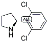 (2S)-2-(2,6-DICHLOROPHENYL)PYRROLIDINE Struktur