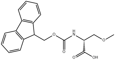 FMOC-O-METHYL-D-SER Struktur