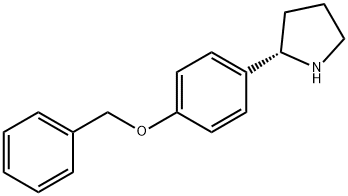 1-((2S)PYRROLIDIN-2-YL)-4-(PHENYLMETHOXY)BENZENE Struktur