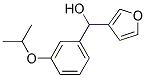 3-FURYL-(3-ISOPROPOXYPHENYL)METHANOL Struktur