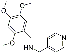 1-PYRIDIN-4-YL-N-(2,4,5-TRIMETHOXYBENZYL)METHANAMINE Struktur