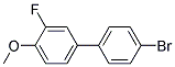 4-BROMO-3'-FLUORO-4'-METHOXYBIPHENYL Struktur