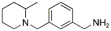1-(3-[(2-METHYLPIPERIDIN-1-YL)METHYL]PHENYL)METHANAMINE Struktur