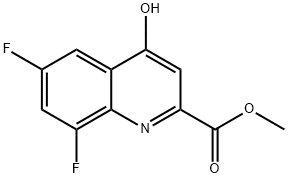 METHYL 6,8-DIFLUORO-4-HYDROXYQUINOLINE-2-CARBOXYLATE price.