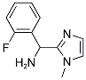 (2-FLUOROPHENYL)(1-METHYL-1H-IMIDAZOL-2-YL)METHYLAMINE Struktur