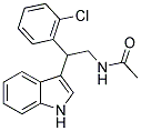 N-[2-(2-CHLOROPHENYL)-2-(1H-INDOL-3-YL)ETHYL]ACETAMIDE Struktur