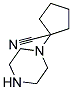 1-PIPERAZIN-1-YLCYCLOPENTANECARBONITRILE Struktur