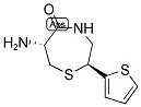 (2S,6R)-6-AMINO-2-(2-THIENYL)-1,4-THIAZEPAN-5-ONE Struktur