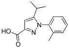 5-ISOPROPYL-1-O-TOLYL-H-PYRAZOLE-3-CARBOXYLIC ACID Struktur