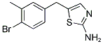 5-(4-BROMO-3-METHYLBENZYL)-1,3-THIAZOL-2-AMINE Struktur