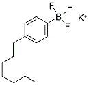 POTASSIUM 4-N-HEPTYLPHENYLTRIFLUOROBORATE Struktur