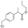 PROPYL 2-[4-(CHLOROMETHYL)PHENYL]-PROPANOATE Struktur