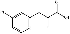 3-(3-CHLORO-PHENYL)-2-METHYL-PROPIONIC ACID Struktur