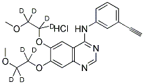 ERLOTINIB-D8 HCL Struktur