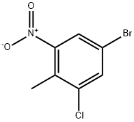 4-BROMO-2-CHLORO-6-NITROTOLUENE Struktur