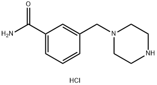 3-PIPERAZIN-1-YLMETHYL-BENZAMIDE DIHYDROCHLORIDE Struktur