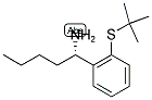 (1S)-1-[2-(TERT-BUTYLTHIO)PHENYL]PENTYLAMINE Struktur