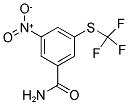 3-NITRO-5-[(TRIFLUOROMETHYL)THIO]BENZAMIDE Struktur