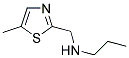 (5-METHYL-THIAZOL-2-YLMETHYL)-PROPYL-AMINE Struktur