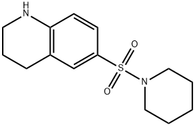 6-(PIPERIDIN-1-YLSULFONYL)-1,2,3,4-TETRAHYDROQUINOLINE Struktur