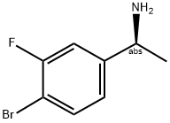 (1S)-1-(4-BROMO-3-FLUOROPHENYL)ETHYLAMINE Struktur