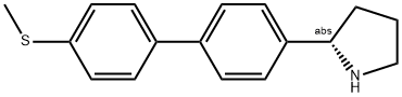 1-[4-((2S)PYRROLIDIN-2-YL)PHENYL]-4-METHYLTHIOBENZENE Struktur