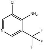 4-AMINO-3-CHLORO-5-(TRIFLUOROMETHYL)PYRIDINE Struktur