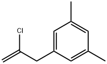 2-CHLORO-3-(3,5-DIMETHYLPHENYL)-1-PROPENE Struktur