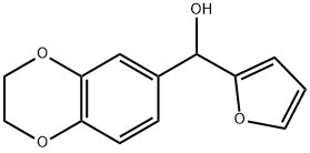 3,4-(ETHYLENEDIOXY)PHENYL-(2-FURYL)METHANOL Struktur