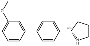 1-[4-((2S)PYRROLIDIN-2-YL)PHENYL]-3-METHOXYBENZENE Struktur