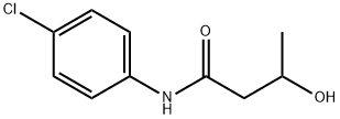 N-(4-CHLOROPHENYL)-3-HYDROXYBUTANAMIDE Struktur