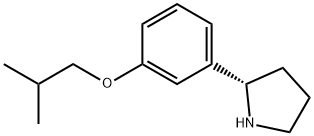 1-((2S)PYRROLIDIN-2-YL)-3-(2-METHYLPROPOXY)BENZENE Struktur