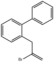 2-BROMO-3-(2-BIPHENYL)-1-PROPENE Struktur