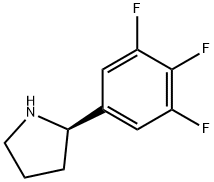 (2R)-2-(3,4,5-TRIFLUOROPHENYL)PYRROLIDINE Struktur