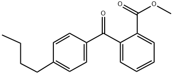 METHYL 2-(4-N-BUTYLBENZOYL)BENZOATE Structure