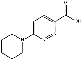 6-PIPERIDIN-1-YLPYRIDAZINE-3-CARBOXYLIC ACID Struktur