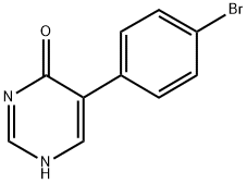 5-(4-BROMOPHENYL)-1H-PYRIMIDIN-4-ONE Struktur