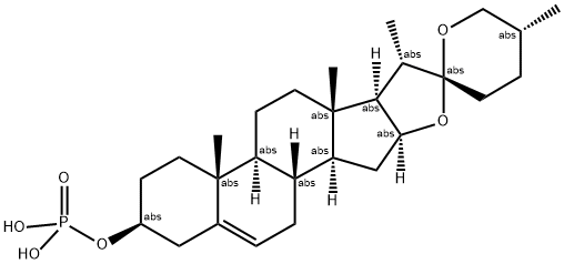 DIOSGENINPHOSPHATE Struktur