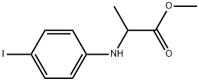 2-(4-IODO-PHENYLAMINO)-PROPIONIC ACID METHYL ESTER Struktur