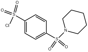 4-(PIPERIDIN-1-YLSULFONYL)BENZENESULFONYL CHLORIDE Struktur