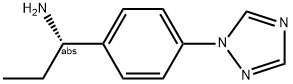 (1S)-1-(4-(1,2,4-TRIAZOLYL)PHENYL)PROPYLAMINE Struktur