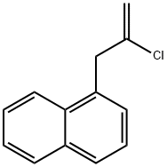 2-CHLORO-3-(1-NAPHTHYL)-1-PROPENE Struktur