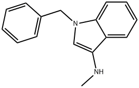 (1-BENZYL-INDOL-3-YL)METHYLAMINE Struktur