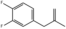 3-(3,4-DIFLUOROPHENYL)-2-METHYL-1-PROPENE Struktur